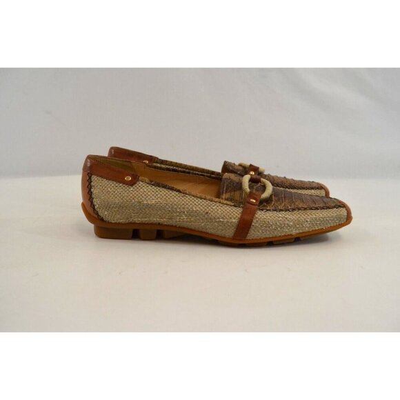 Ingledew's Amalfi by Rangoni Square Toe Loafers Made in Italy Size 9 AA - Picture 3 of 9